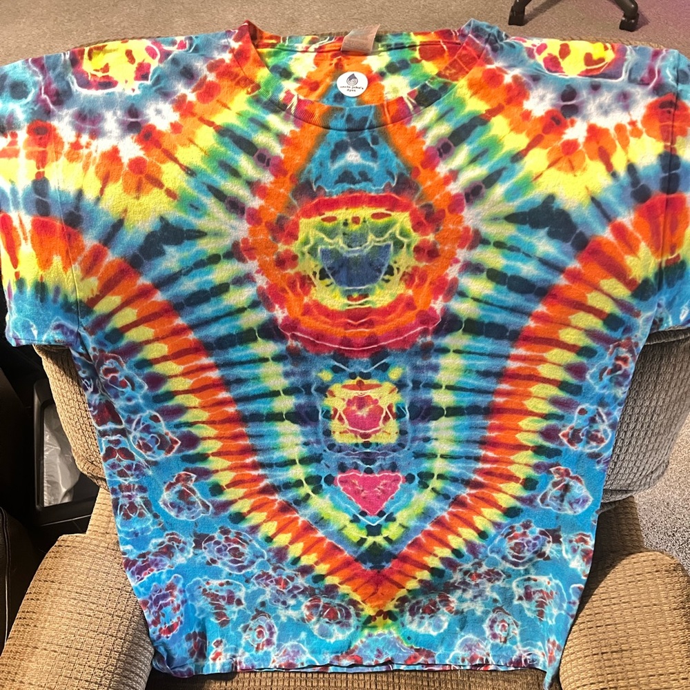 Uncle Joh’s Dyes Tie-Dye heavy-cotton short-sleeve T-shirt Men’s Large